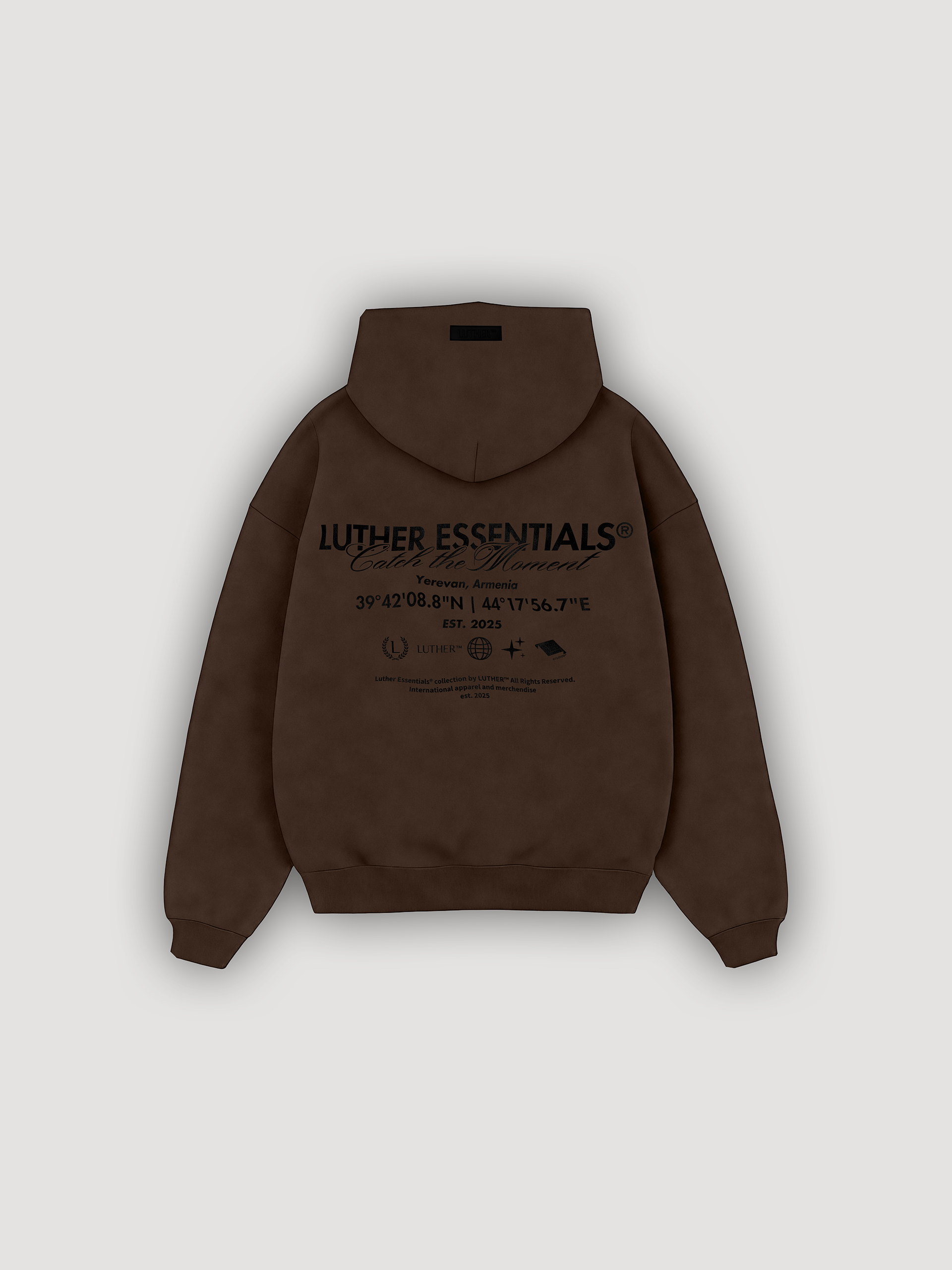 Root Brown Hoodie Back